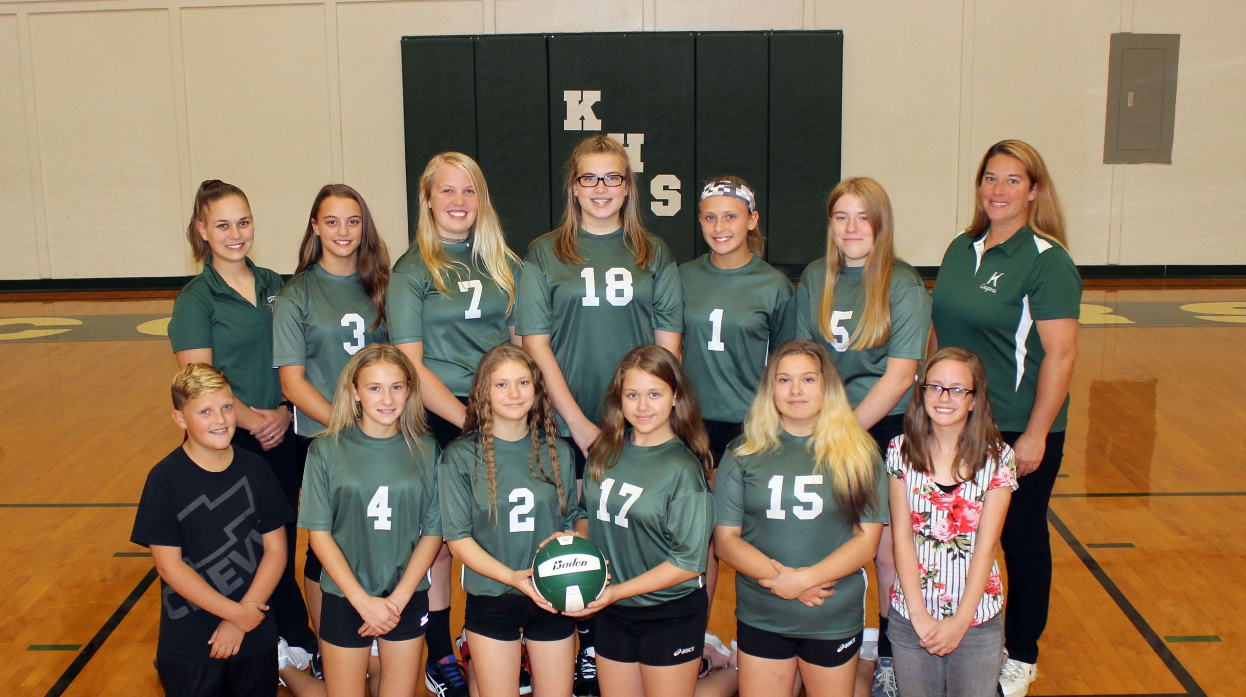 girls volleyball team - Kingston K-14